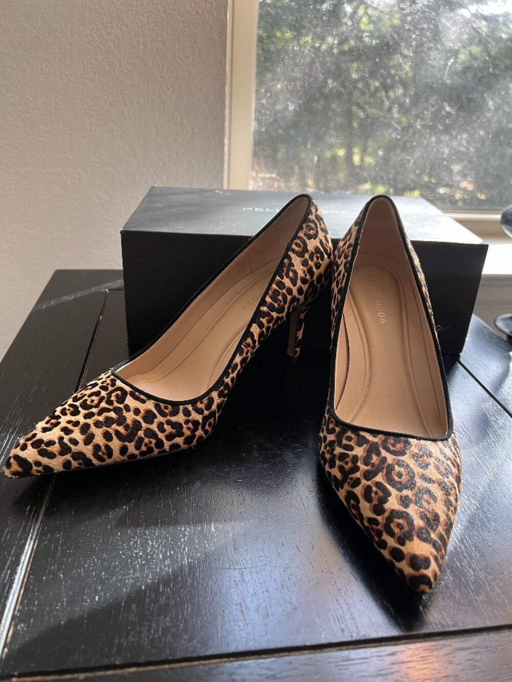 Pelle Moda Lizel Pump in Leopard Calf Hair